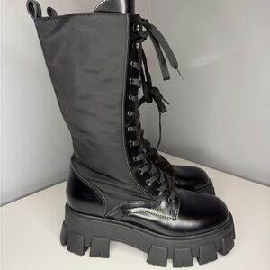 Marc Fisher Hayes Lug Sole Combat Boots
